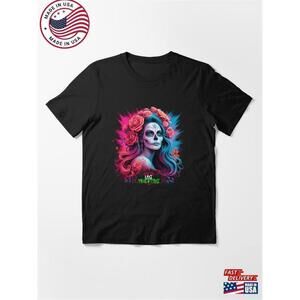 Dia De Los Muertos Skull Art Cultural Holiday Graphic T-Shirt